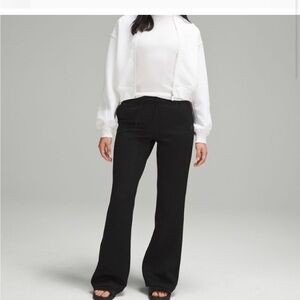 Lululemon Textured High-Rise Wide-Leg Track Pant